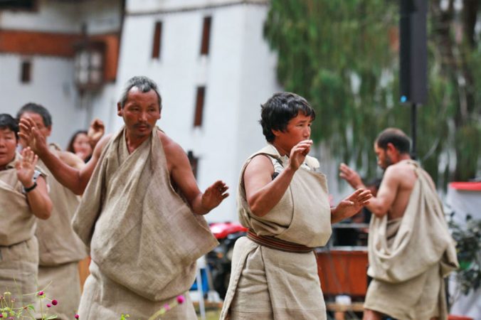 Festival im Monpa Dorf